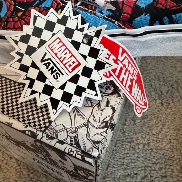 Limited edition SpiderMan vans